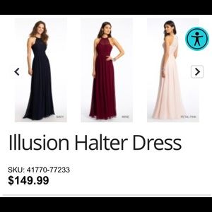 Camille La Vie Navy Blue Prom Dress